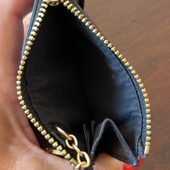 Coach Mini Skinny leather ID Case key chain wallet  brand new - Picture 4 of 6